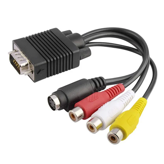 Tv Rca Av To Pc Vga Video Adapter 