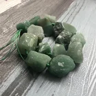 Natural Beads RA0006 25-40mm Natural Rough Green Stone Raw Aventurine Strands Beads