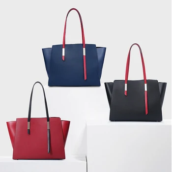 High quality PU leather classy designers leather tote bags custom brands cheap handbags women bag