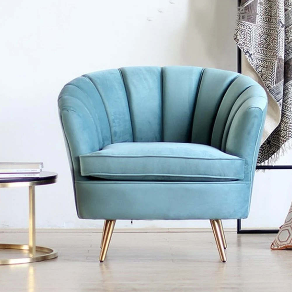 blue velvet chair sale