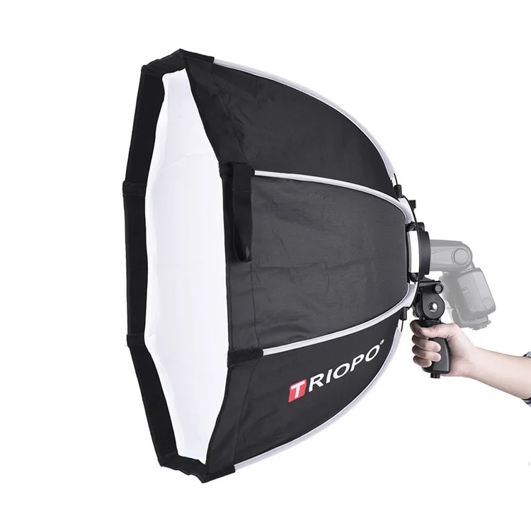 TRIOPO 65cm Portable Outdoor Octagon Umbrella Softbox for Godox V860II TT600 