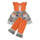 Teen Girl Wholesale Summer Baby Ruffle Crayons Applique School Sleeveless Dresses Teen Girl Boutique Clothing