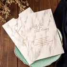 Wedding Invitation Golden Wedding Invitation Good Quality Golden And Nature 4-color Printing Wedding Invitation