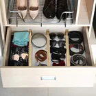 Organizers Bamboo Adjustable Expandable Drawer Dividers Home Kitchen Drawer Organizers SET OF 6