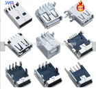 5 Pin Usb Mini Usb Usb A Type Connector Pcb Cable 2.0 3.0 5 6 8 Pin Female Micro Usb Mini Usb Connector