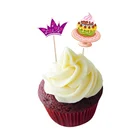 Wholesale Low MOQ Paper Party Decoration Happy Birthday Cake Topper