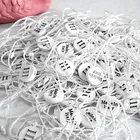 String Luxury Garment Embossed Logo Lock Plastic Sealing Hang Tag String For Clothing