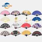 Paper Bamboo Fan Fan Hand Fan For Event Wholesale CMYK Paper Printing Men's Bamboo Hand Fan For Events