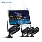 1920*1080 Resolution outdoor security camera system kit camera 4ch wireless nvr kits