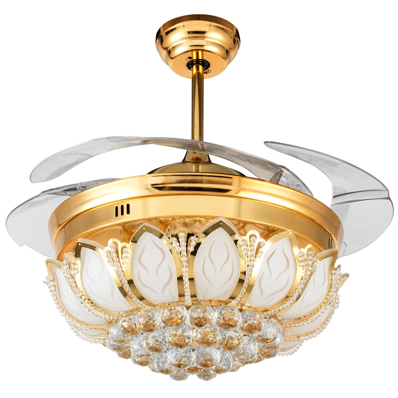 Modern LED Ceiling Fan Lamp Light Chandelier Home Lighting  Fixtures Remote 