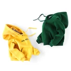 Hoodies Oem Custom Embroidery Winter Fleece 100% Cotton Pullover Plain Sweatshirt Kids Hoodies Wholesale