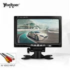 Car Tft Lcd Car Monitor 9-35V Desktop Monitor 7 Inch Car Mirror Monitor TFT LCD Car TV Monitor