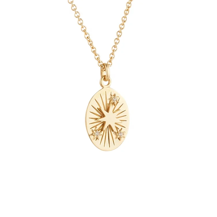 925 Silver Jewelry Minimalist Starburst 
