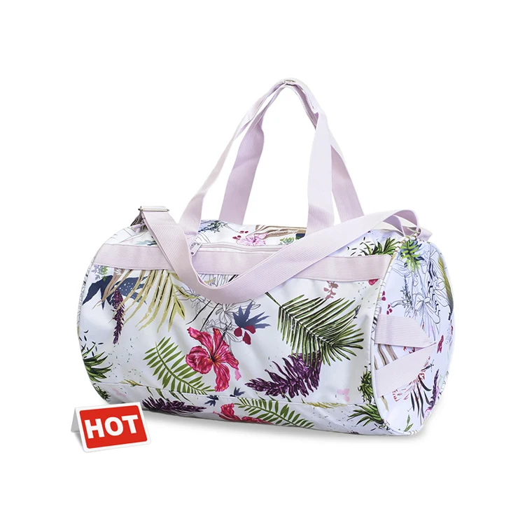floral sports bag