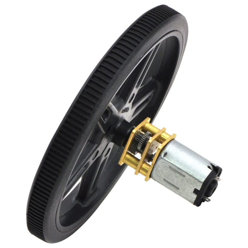 Details about   10pcs/lot D-hole Rubber Wheel Suitable for N20 Motor D Shaft Tire Car Robot DIY 