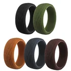 Wedding Bands Natural Tree Style Venture Silicone Rings Wedding Bands Men