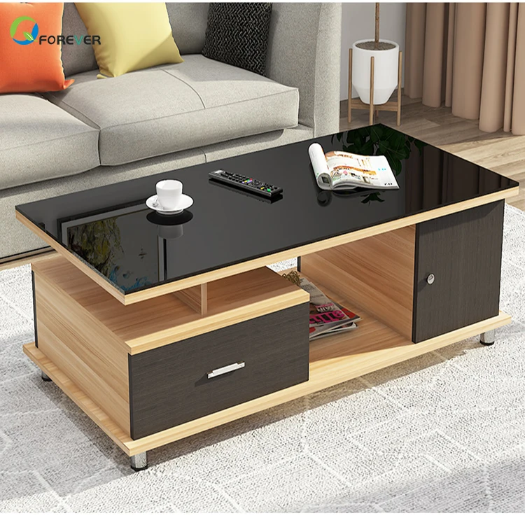 YQFOREVER Coffee Table Furniture Center Table Designs Tea Table for Living Room