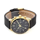 Strap Custom Logo Watch Producer Case Business Strap Bracelet Stainless Steel Quartz Chronograph Watch Men Wrist