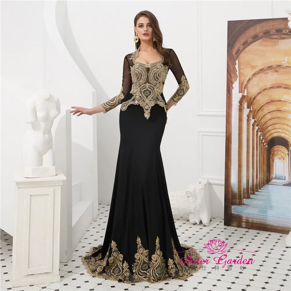 Long Sleeves Lace Prom Dresses 2021 