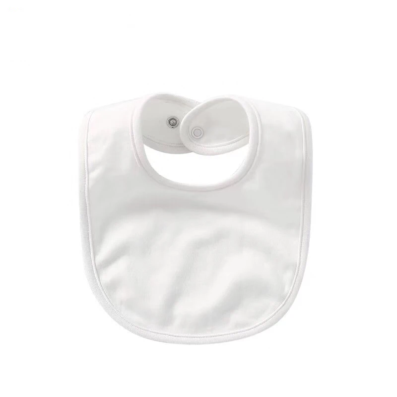 manufacturer 100% Cotton Unisex-Baby Newborn Bandana Bib White Baby Drool bibs