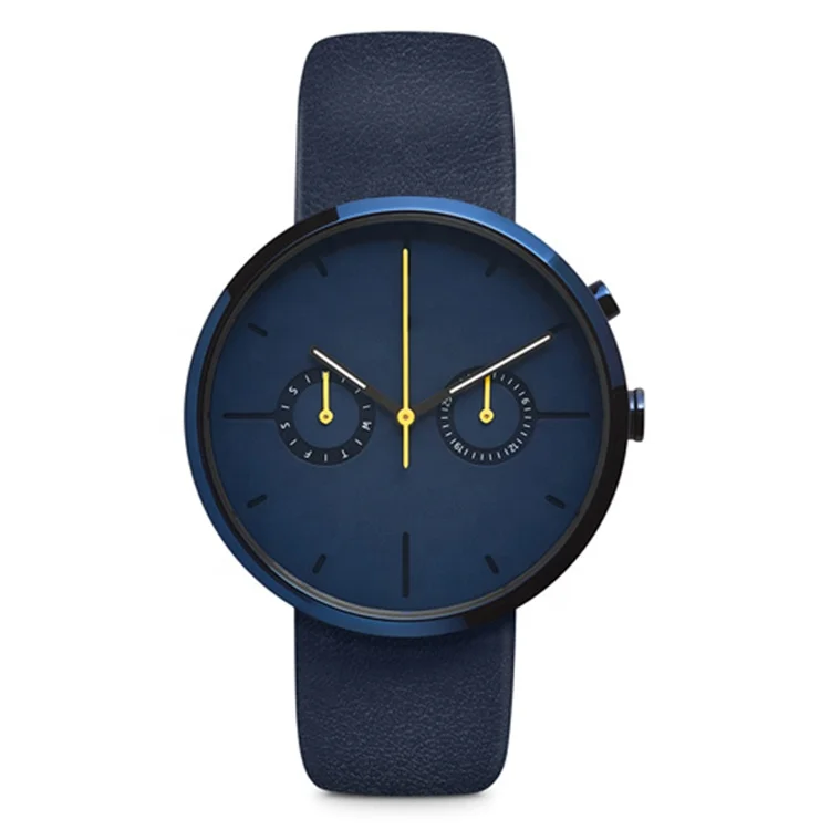 Minimalistische Oem Horloge China Fabriek Casual Mode Heren Chronograaf  Polshorloge Met Lederen Band - Buy Minimalistische Horloge,Man Horloge,Chronograaf  Horloge Product on Alibaba.com