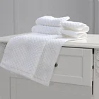 Hotel Bath Mat Bath Mat Hotel Custom Logo Bathroom Floor Jacquard White Cotton Hotel Bath Mat Non Slip