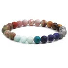 Gemstone Gemstone Wholesale High Quality Natural Gemstone Stone 7 Chakra Healing Bracelet