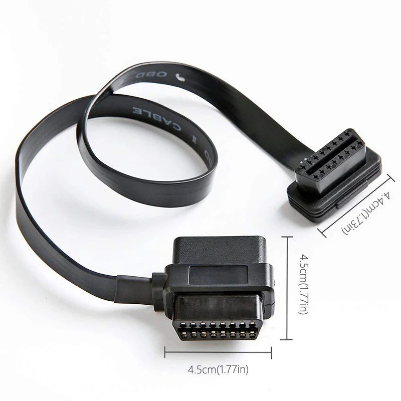 Obd Ii Obd2 16 Pin Splitter Extension 1 Male 2 Obd Extension Cable Adapter 2ft 60cm For Cars - Buy Obd Ii Cable,Obd Ii Splitter Cable,Obd Ii Extension Cable Product on