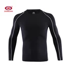 Shirt Mens Fitness Shirts Sporting Runs Custom Compression Shirt Long Sleeve Men Black Tank Top Fitness