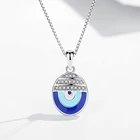 Women Necklace The Factory 2019 Elegant Delicate Women Jewelry Stone Turlish Eye Necklace