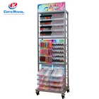 Shelf Nail Shelf Display Metal Wire Shelf Nail Polish Display Stand For Beauty Salon