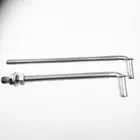 Zinc Plated Steel Bent Anchor Bolt Galvanized 3/4"-10 Thread Size 16 In Shank Lg 3 3/4 In Thread Lg
