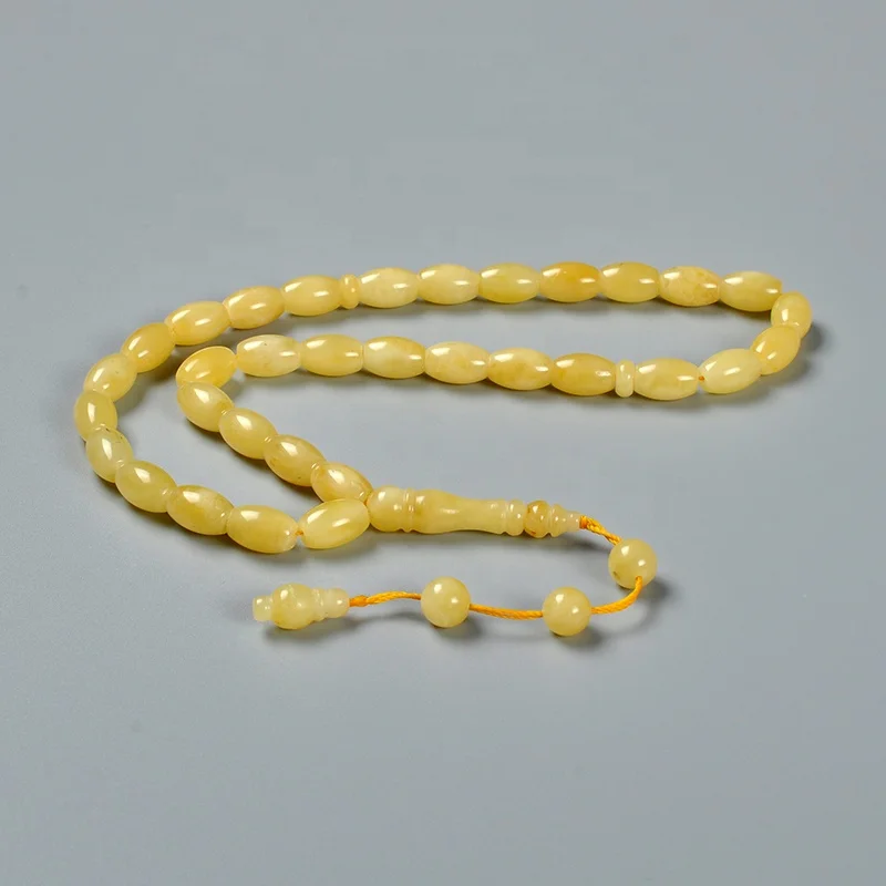 YS298  amber kehribar kaliningrad raw baltic natural  prayer beads for  tesbih tasbih