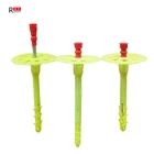 Metal Insulation Nails Direct Selling Safety Protection Red Hat Insulation Nail Mating Red Cap Metal Screw Nail Manufacturer 55mm 60mm RF-PIA9090 ISO
