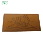 Leather Patch Custom Embossed Leather Patch Eco-friendly Personalized Sew-on Pu Jean Patch