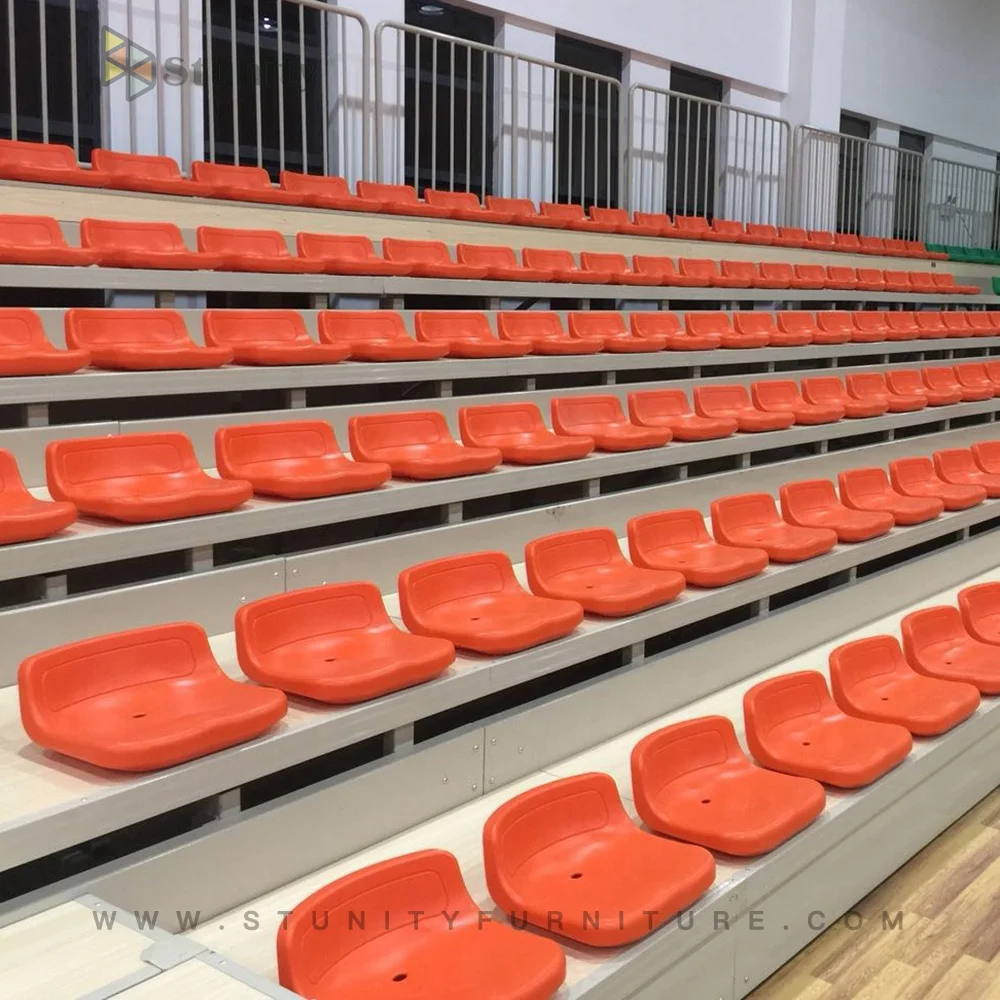 fixed bleacher seating