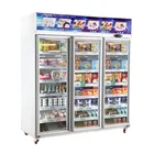Ice Cream Glass Upright Display Freezer Showcase Ice Cream Display Upright Commercial Glass Door Freezer