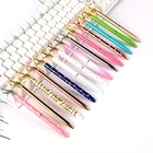 Ball Pen Aluminium Pen Aluminum Metal Custom Crystal Ball Pen Big Crystal Ballpoint Diamond Pen