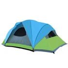 Family Person Camping Tent 8-10 Person Double Layers Luxury Camping House Tent Large Family Tent