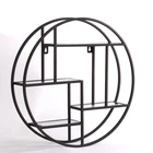Display Showroom Display Wall Display Shelf Metal Round Wall Display Shelf For Showroom