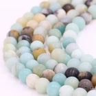 Gemstone Beads Hot Selling Polished Round Loose Gemstone Amazonite Beads For Jewelry Making