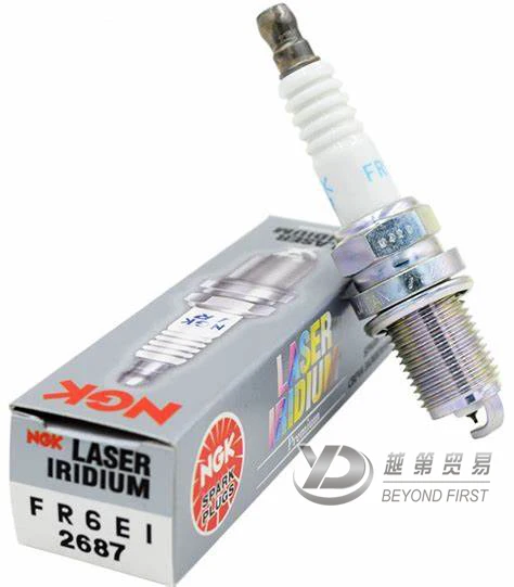 NGK FR6EI Laser Iridium Spark Plug 2687 Pack of 1 