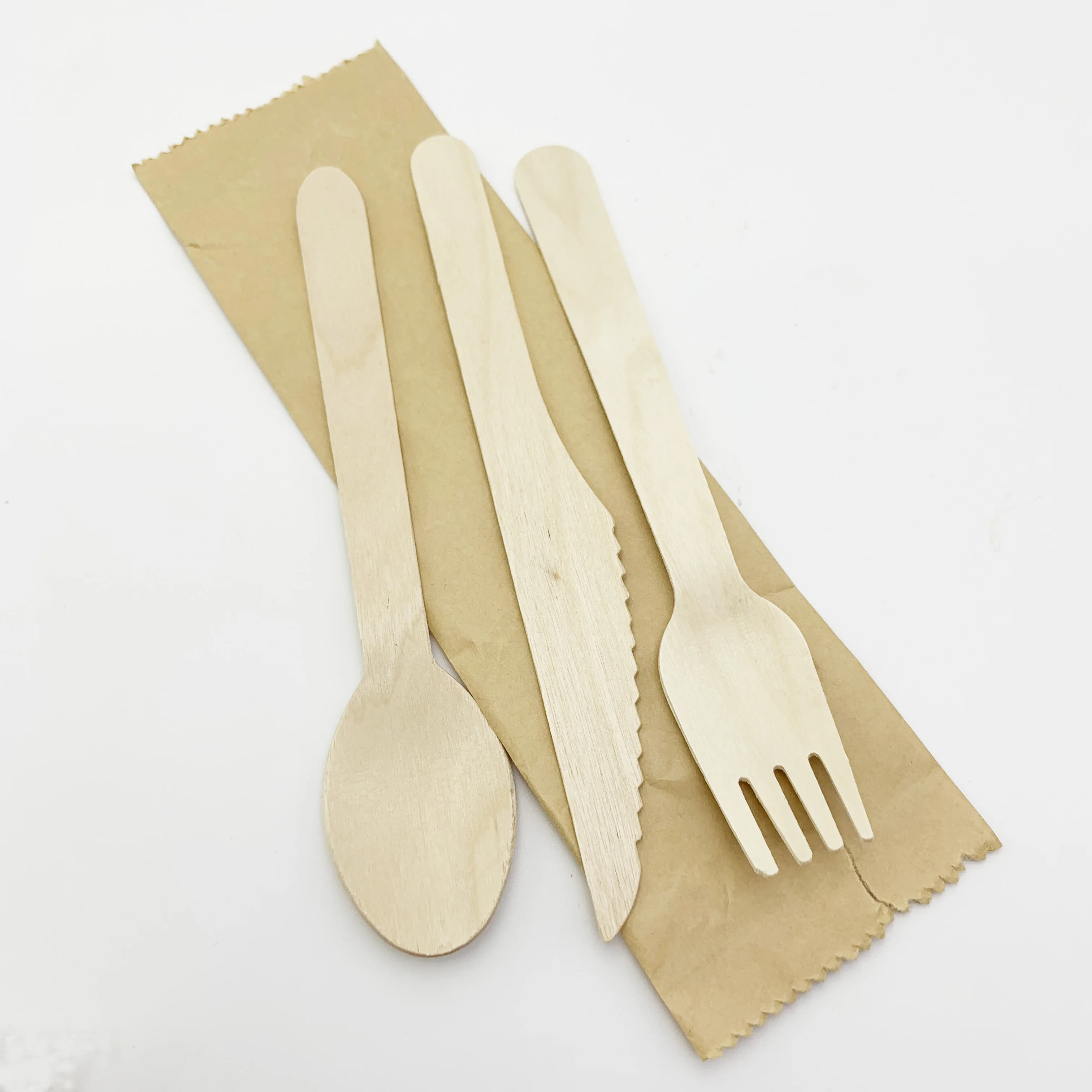 wooden knives forks spoons