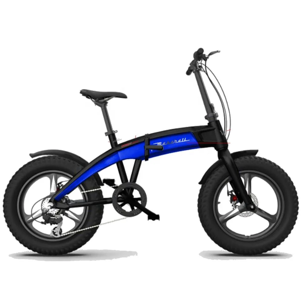 2019 New E- Bike 20 Inch Fat Tire Alloy 