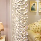 Wedding Wedding Brilliant Crystal Clear Garland Hanging Bead Curtain Wedding Club Party Decoration