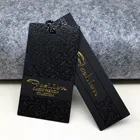 Gold Tag Fancy Custom Gold Foil Black Cardboard Hang Tag
