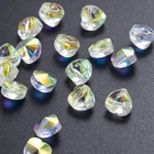 Heart Gemstones Beads Beads Suppliers Xichuan K9 Crystal Glass Heart Gemstones Beads For Clothes