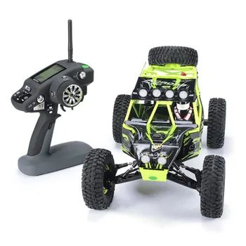 Children's toy Hot RC Car 2.4G 1:10 Scale Double Speed Remote Radio Control Electric Wild Track Warrior Car WLtoys 10428