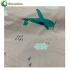 100% Organic Cotton Fabric Customized Artworks 100% Organic Printed Cotton Kids Cartoon Fabric For Baby Clothes