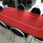 Texas Hold'em Game 180x90cm Oval Solid Casino Texas Hold'em Poker Table Rubber Game Cloth Layout/mat